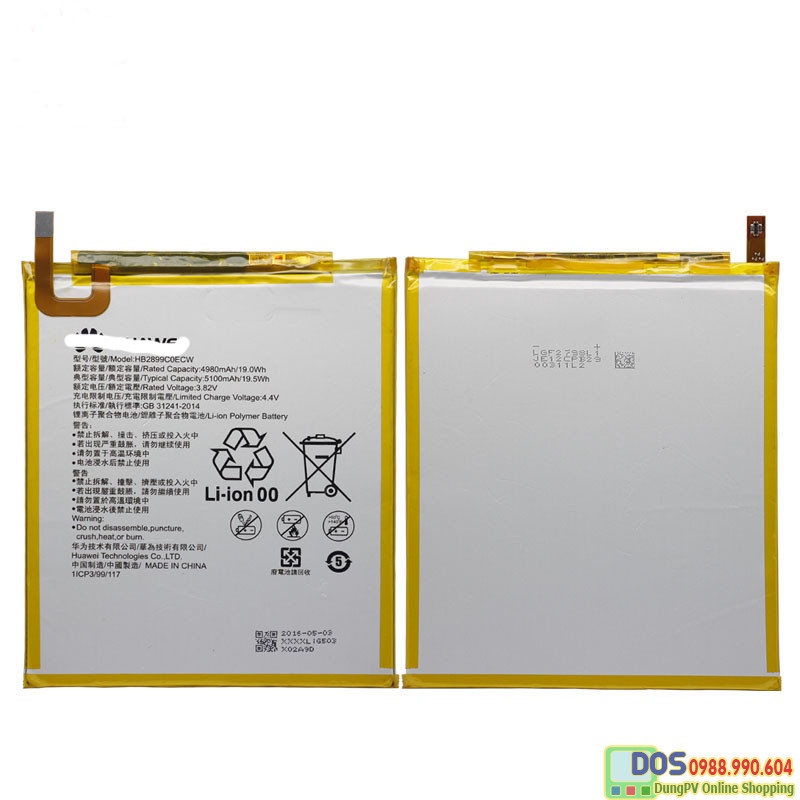 Pin huawei d-01j docomo 8.4 inch, thay pin mediapad m3 8.4 inch
