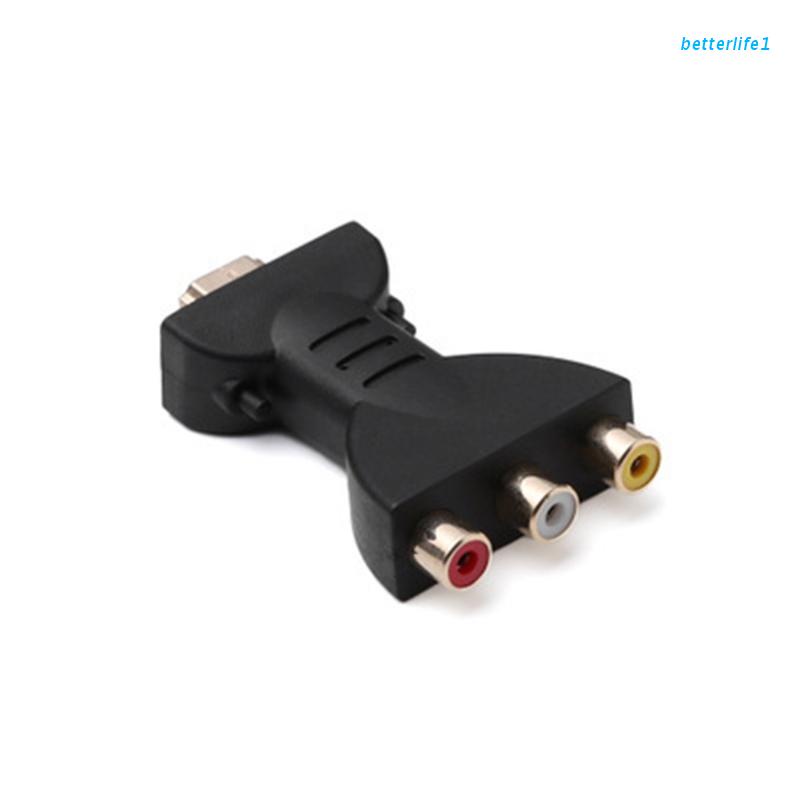 Bộ chuyển đổi âm thanh video đầu HDMI 720x1080 sang 3 RCA cho Rca Av/rgb/rc