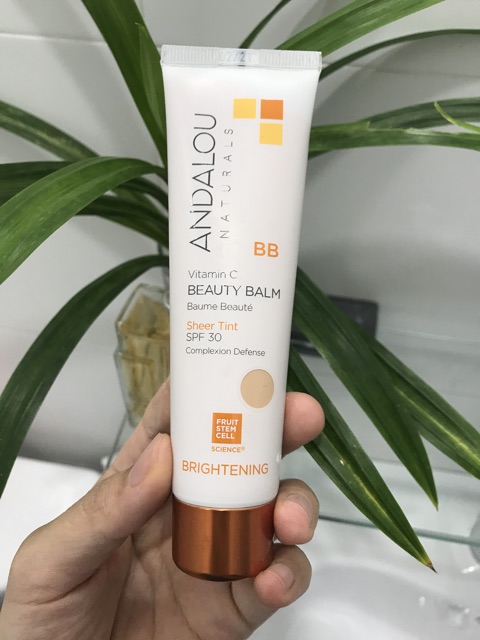 Kem trang điểm dưỡng da chống nắng SPF 30 BB cream 58ml Andalou naturals