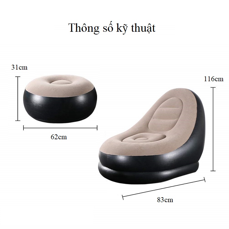 Ghế sofa mni bơm hơi Senyoubao TH6023