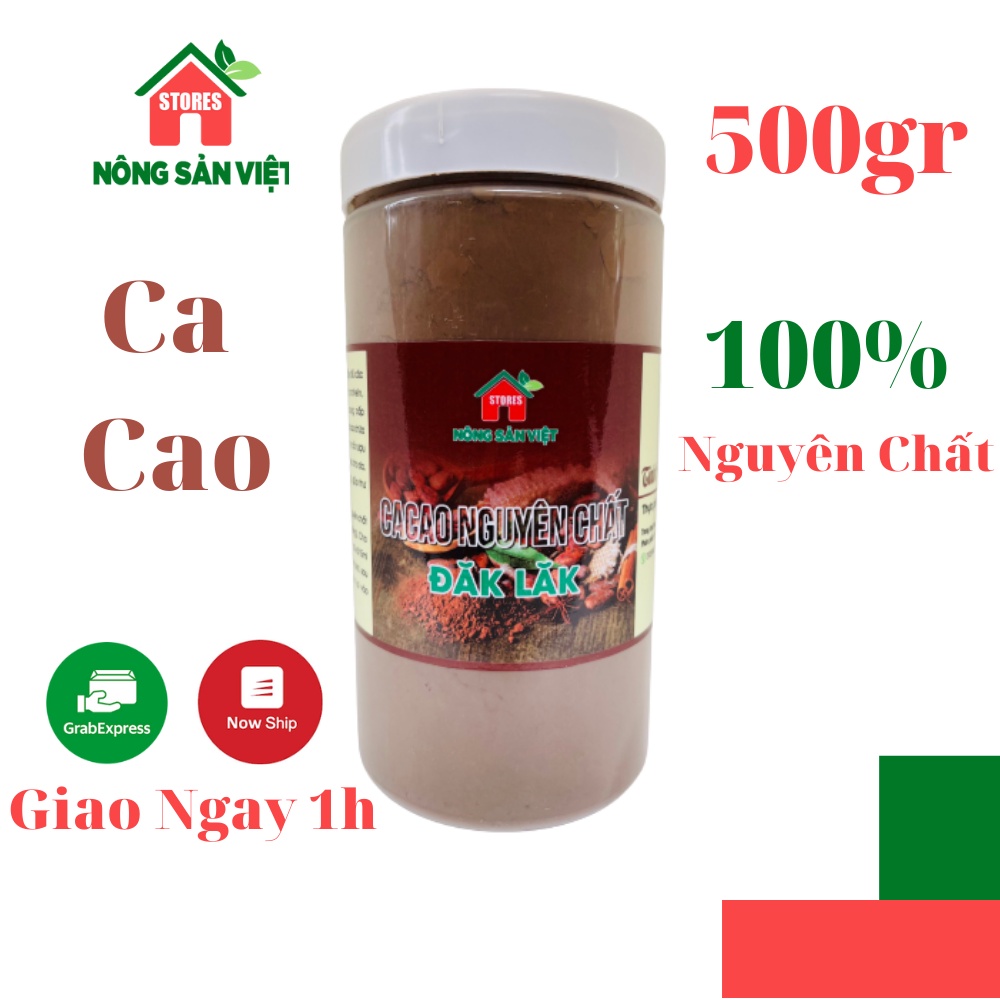 Cacao Nguyên Chất Đăk Lăk Loại 1 - Bột Cacao 500gr