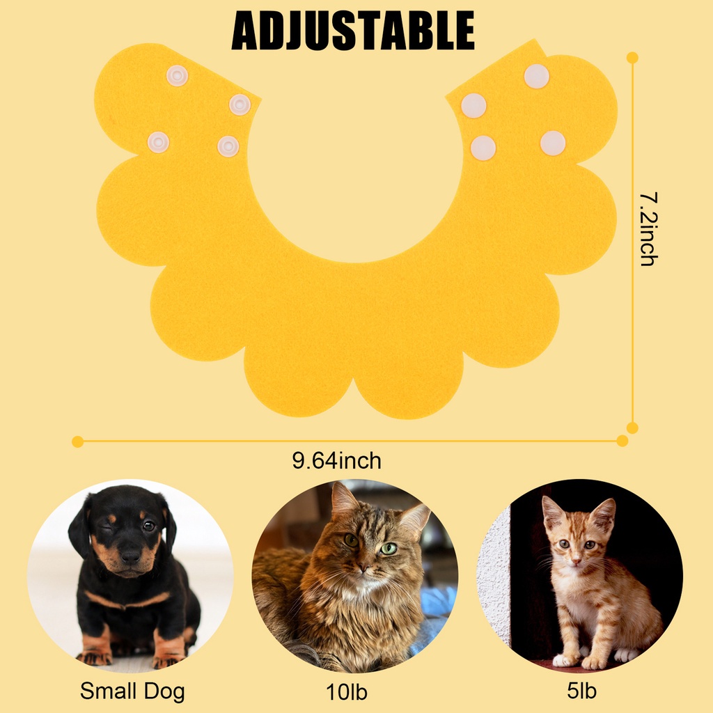 Vòng Cổ Elizabethan Hình Bông Hoa Nhiều Màu Tùy Chỉnh Giúp Phục Hồi Vết Thương Cho Mèo Mềm Mại Tùy Chỉnh