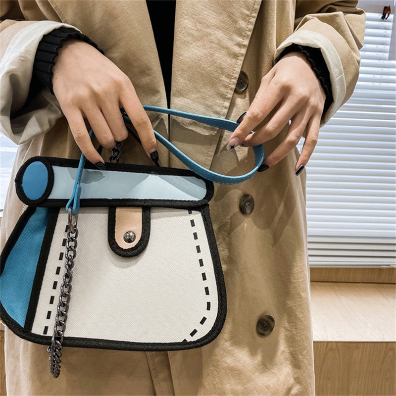 Túi đeo chéo vai IELGY bằng vải canvas thời trang sành điệu cho nữ