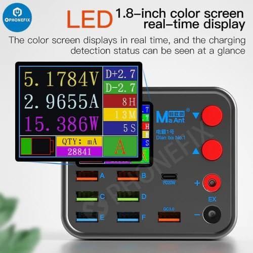 Bộ sạc 8 cổng MaAnt DianBa No.1 đa năng cấp được nguồn, sạc nhanh, sạc không dây