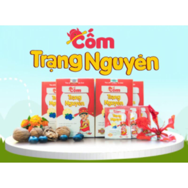 CỐM TRÍ NÃO TRẠNG NGUYÊN ❤️[ CHÍNH HÃNG ] ❤️ (HỘP 30 GÓI) Gia tăng trí thông minh và phản xạ trí não của trẻ em