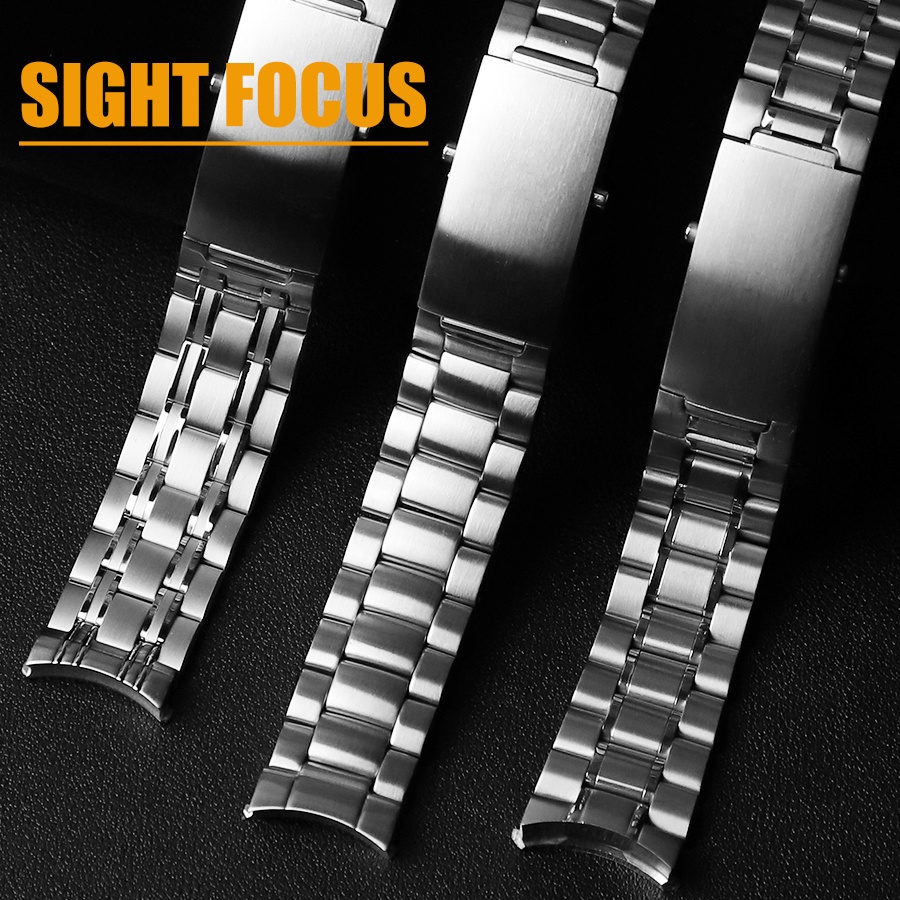 316L Solid Stainless Steel Watch Strap for Omega 300 600 Watch Band Planet Ocean GMT Chronograph Met
