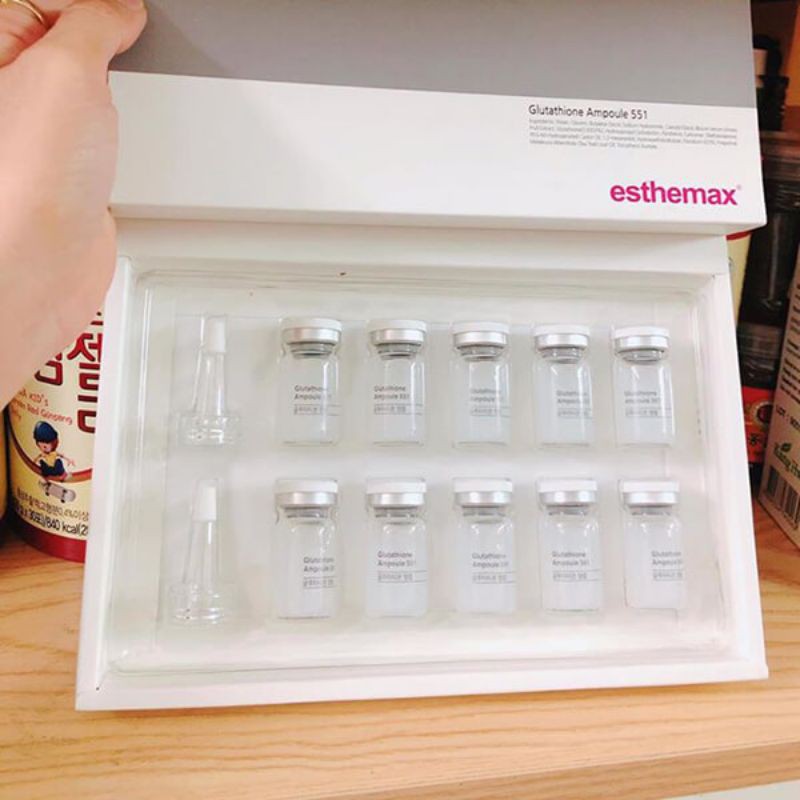 Serum tế bào gốc truyền trắng Esthe max chuyên dùng trong các Spa Clinic của Hàn - 1 lọ