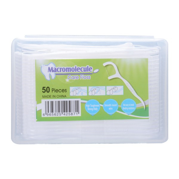 [Hàng mới về] Hộp 50 chỉ nha khoa bằng nhựa tiện dụng