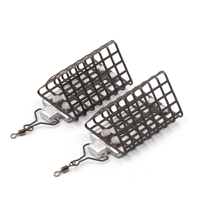 Metal Triangle Carp Fishing Lure Cage Bait Lure Fishing Accessory Bait Cage Fishing Trap Basket Feed