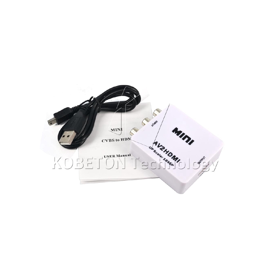 Đầu chuyển đổi từ RCA sang HDMI cao cấp tiện dụng kèm phụ kiện