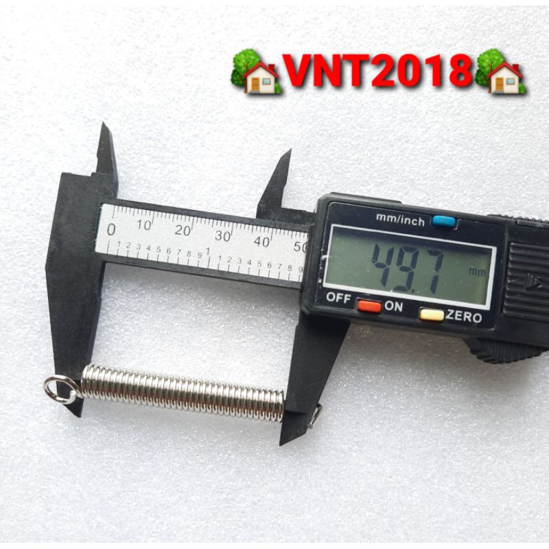 Lò xo kéo phi 8mm dài 50mm