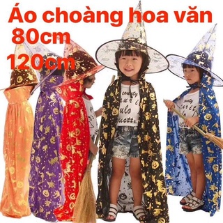 Set Áo Choàng và nón phù thuỷ trang phục hoá trang cho bé lễ hội Halloween