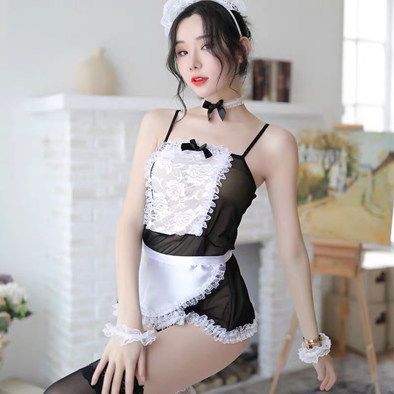 Cosplay Cô Hầu Gái Vải Ren Mềm Mịn Hàng Quảng Châu ( Che Tên Sản Phẩm) | BigBuy360 - bigbuy360.vn