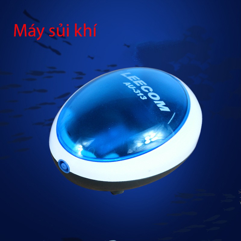 Máy sục sủi khí oxy 1 vòi 1.5W siêu êm cho hồ cá