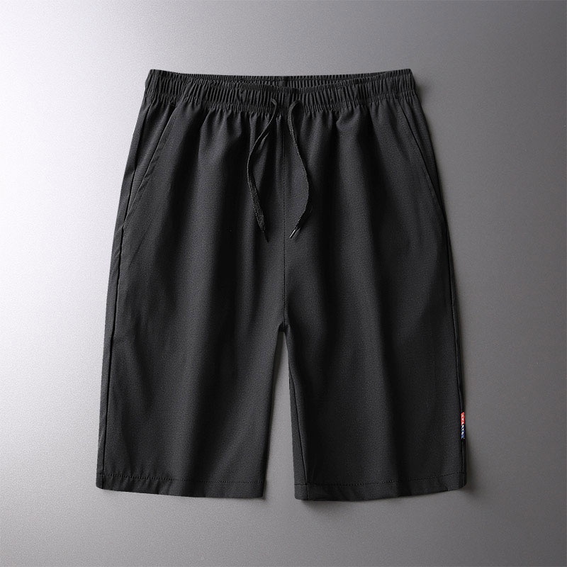 【zipper Pocket】Quần short lưng thun co giãn tốt thời trang mùa hè cho nam