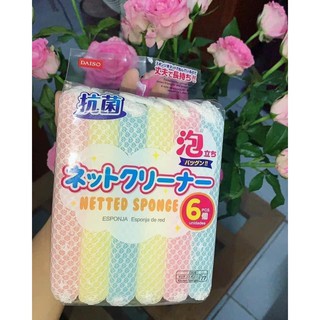 Set 6 miếng mút rửa bát xuất nhậ