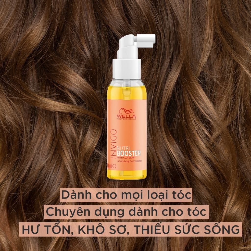 Dưỡng Chất Wella Invigo Tăng Cường Dưỡng Chất, Phục Hồi Tóc Khô Xơ Nutri Booster 100ml