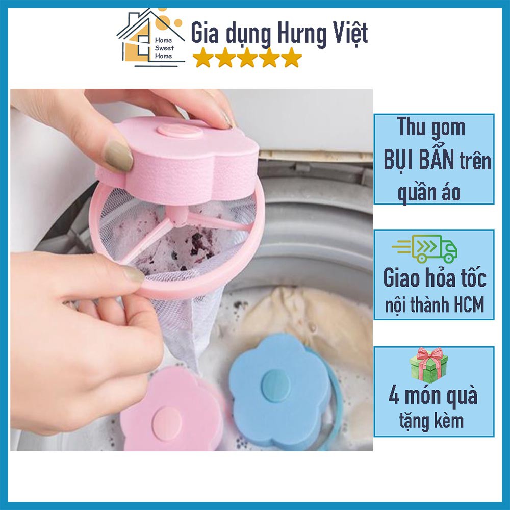 Phao Lọc Cặn Máy Giặt, Túi Lọc Bụi Bẩn trong Máy Giặt, Giữ Quần Áo Sạch Sẽ  [PHAO LOC MAY GIAT]