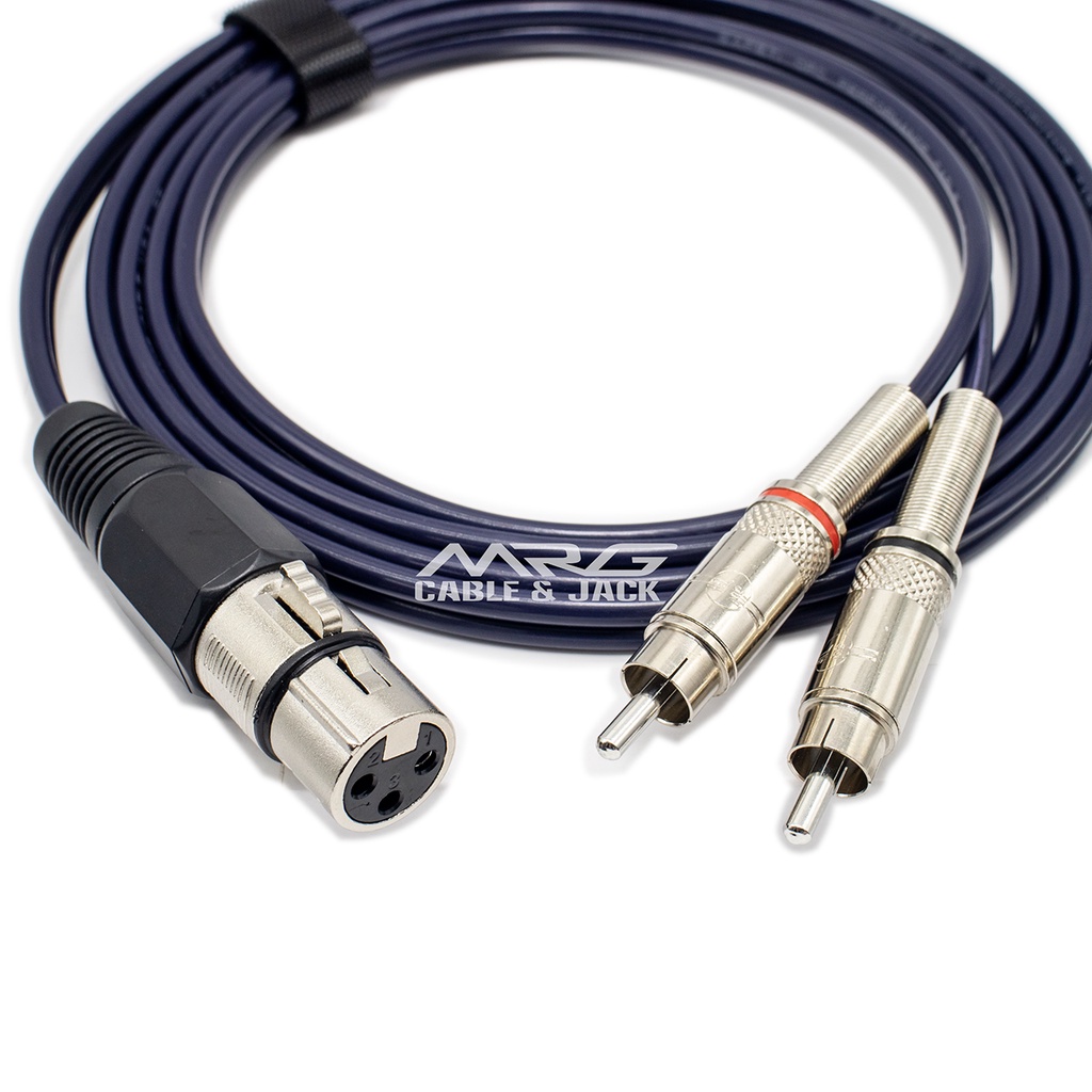 Dây Jack Canon Cái Ra 2 AV  dài 1.5met-3met-5met, vang số xuống sub sup.