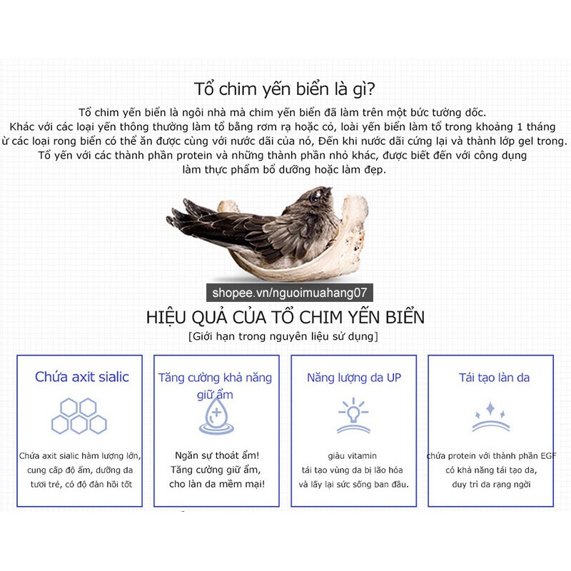 Nước Hoa Hồng Toner Làm Sạch Và Dưỡng Ẩm Tinh Chất Tổ Yến SNP Bird’s Nest Revital Boosting Softener