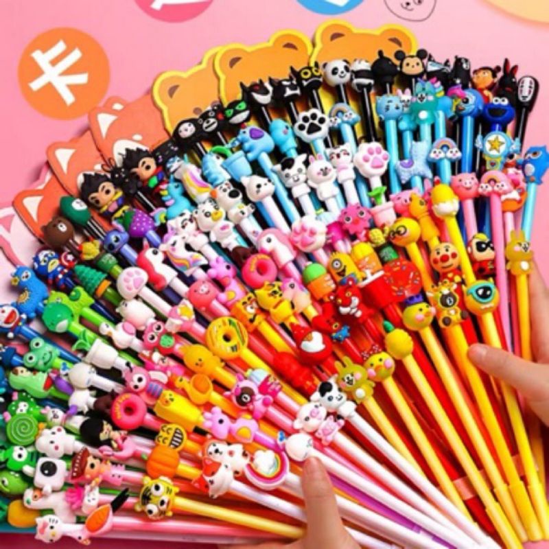 Bút nước đầu thú siêu cute