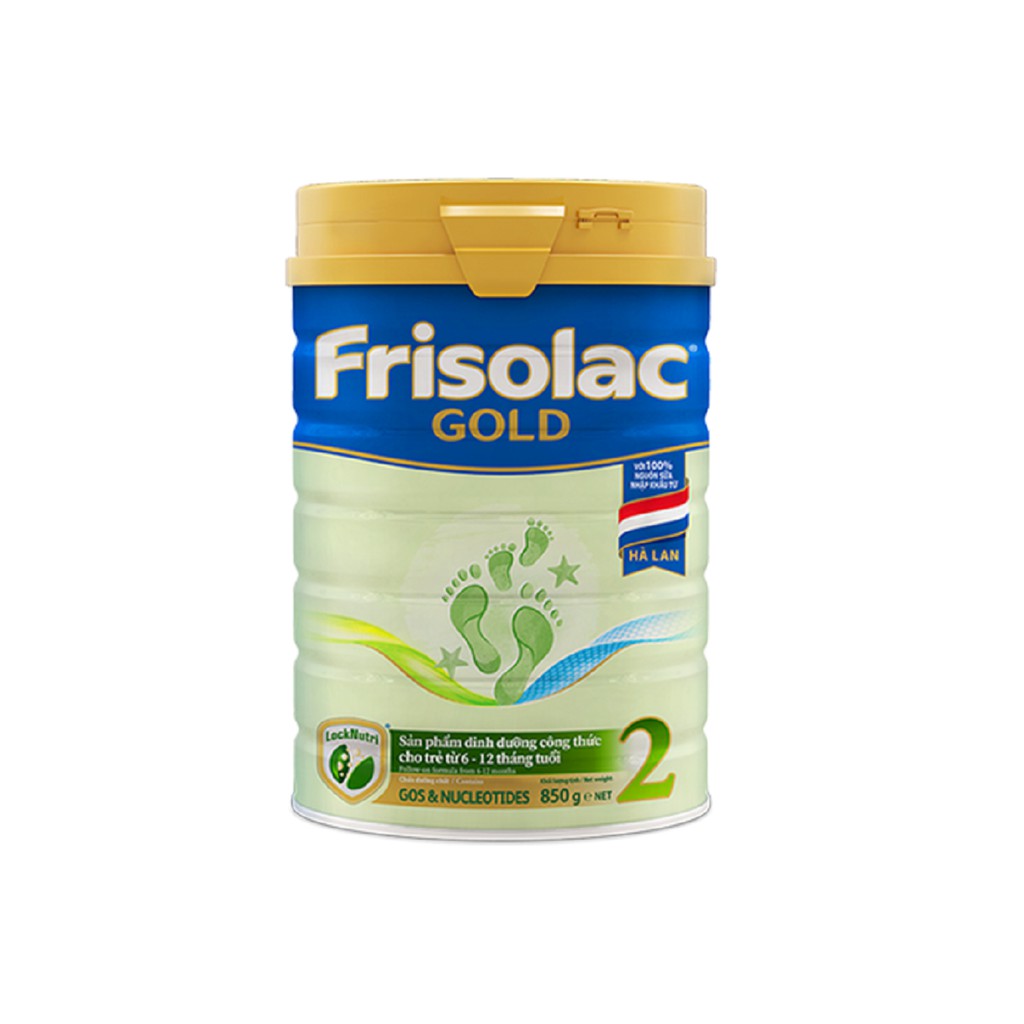 Sữa Frisolac Gold số 2 850g (6-12 tháng)