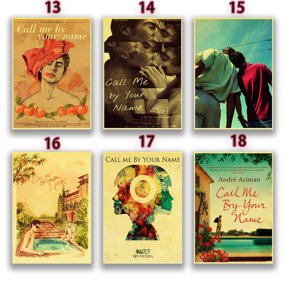 Tấm Áp Phích Treo Tường Trang Trí In Hình Phim Call Me By Your Name Olive Elio Phong Cách Cổ Điển | BigBuy360 - bigbuy360.vn