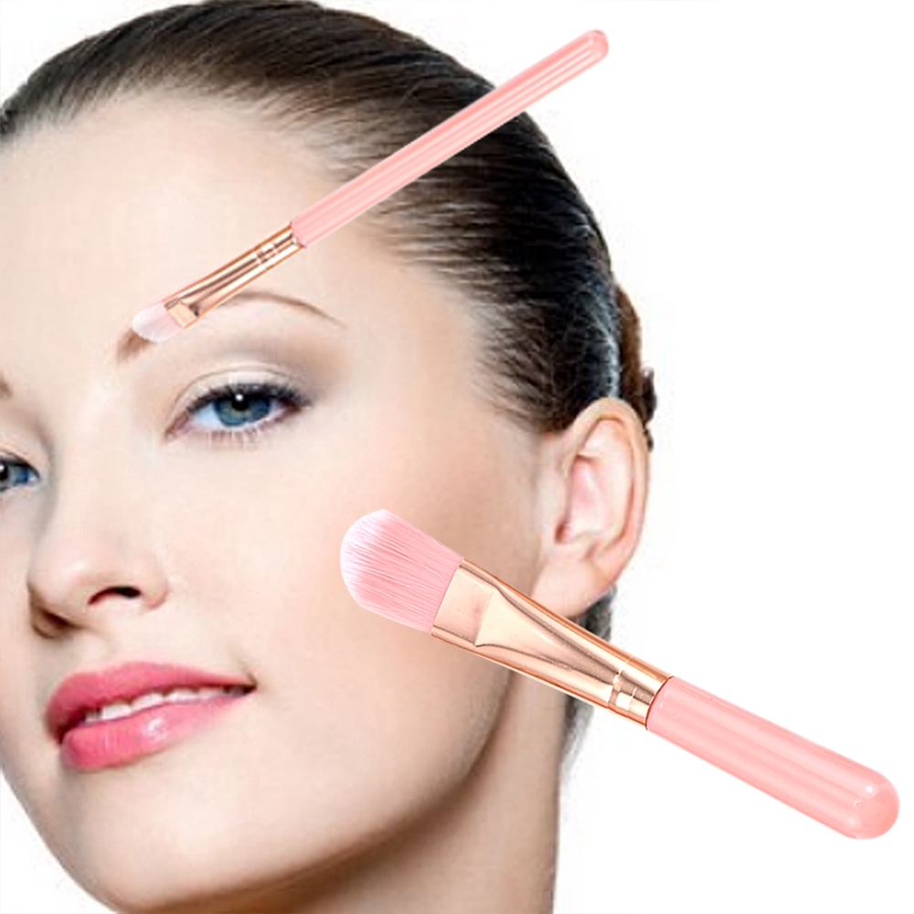 Bộ 7 cọ trang điểm màu hồng xinh xắn tiện dụng