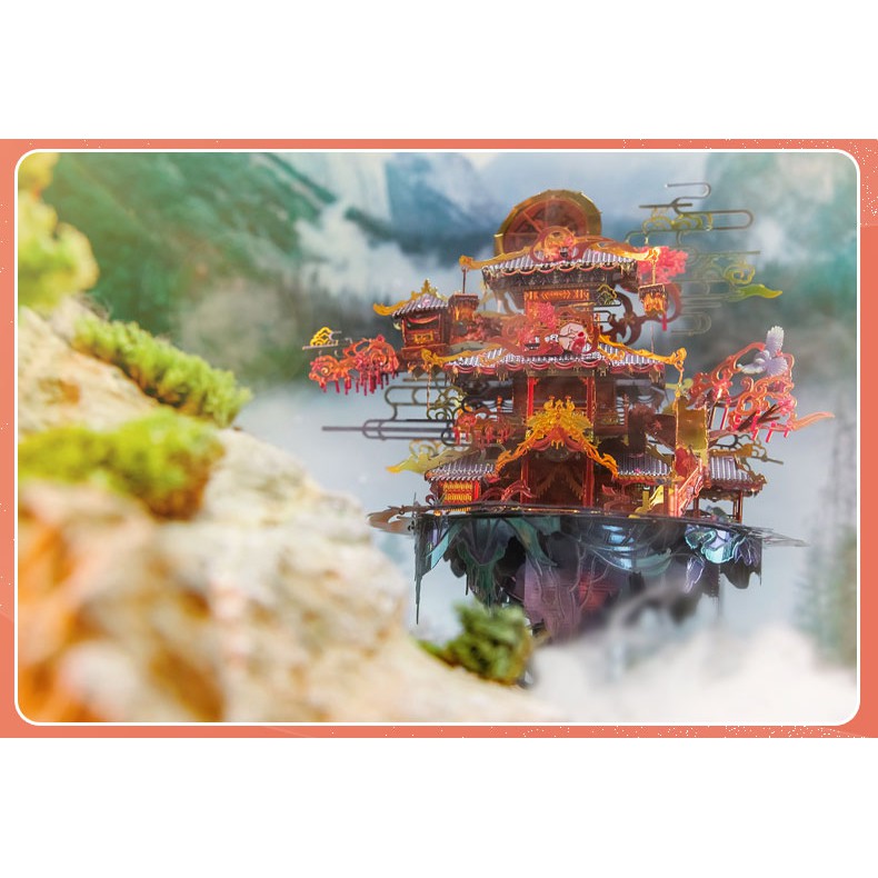 Mô Hình Lắp Ghép kim Loại 3D Nhân Duyên Các _Tiên Cảnh - MU