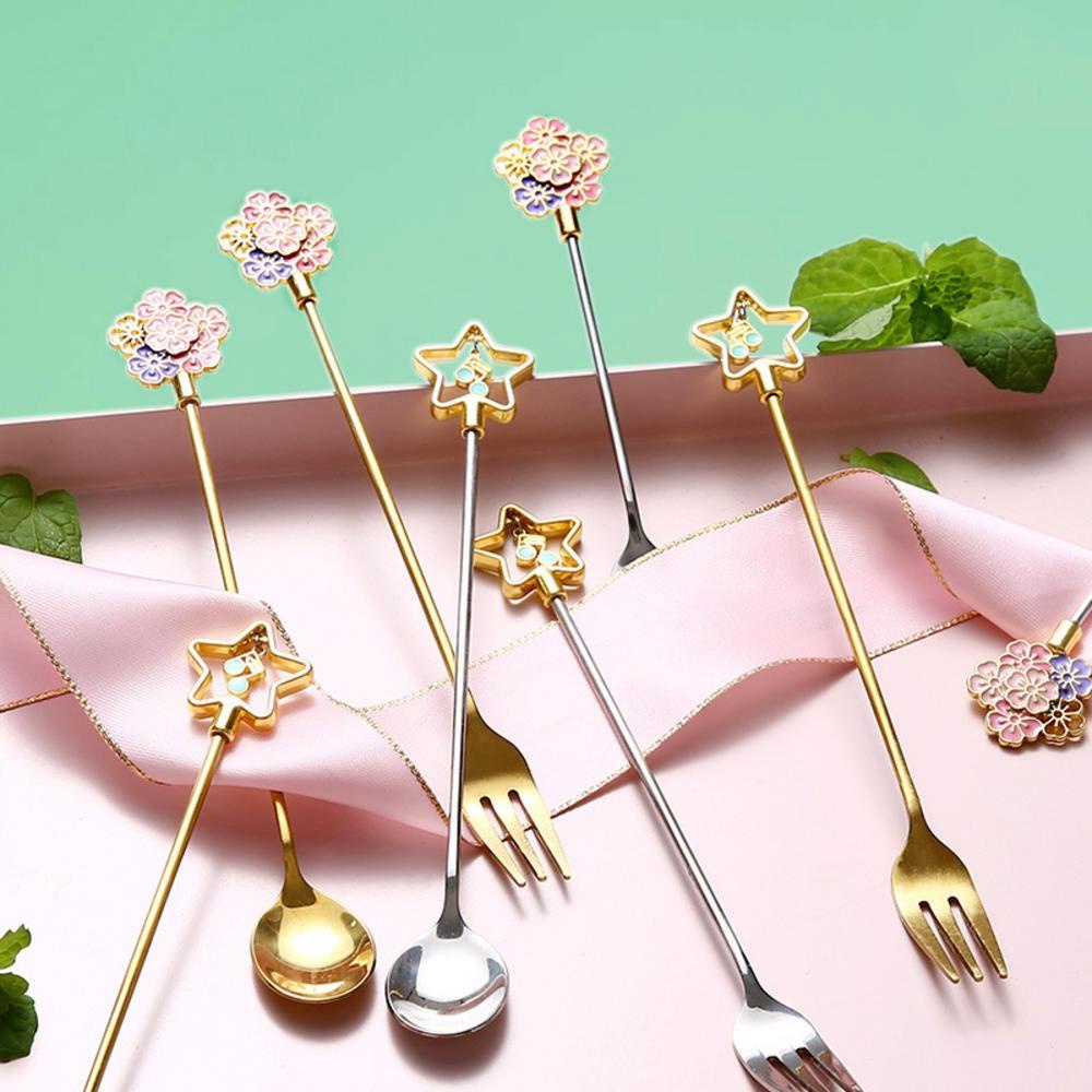 Thìa Cà Phê Elsworth|Nĩa Khuấy Trái Cây / Thức Uống Mini Tiện Dụng Cho Nhà