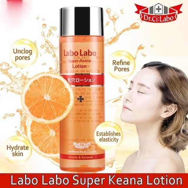 Nhật Bản Nước hoa hồng Dr.Ci Labo Labo Super Keana Lotion 100ml, Giảm Mụn, Se Khít Lỗ Chân Lông, Toner Cho Da Dầu