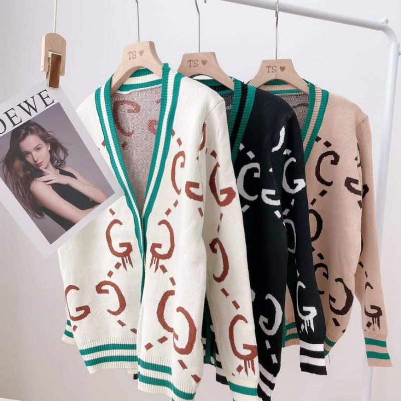 Áo khoác len Cagigan Gucci Nữ