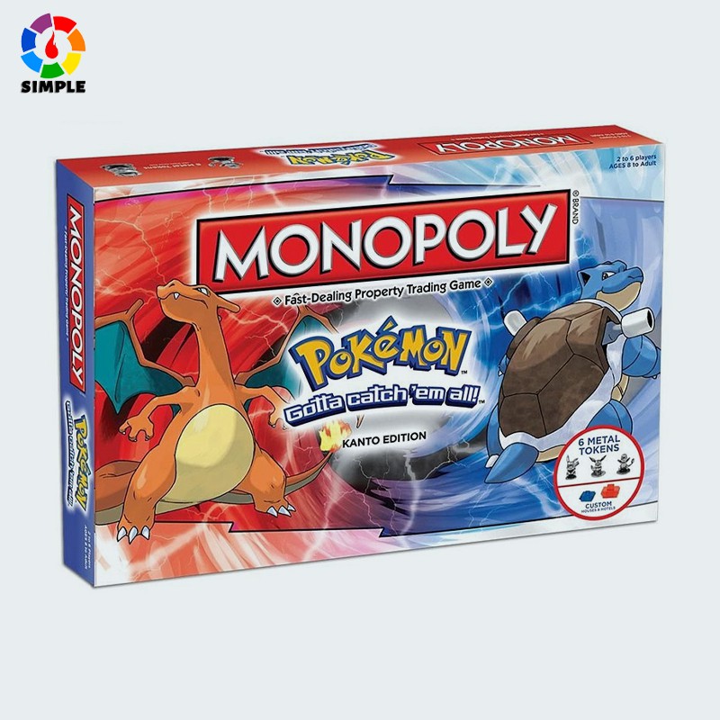 Trò Chơi MONOPOLY Phiên Bản Pokemmon Kanto