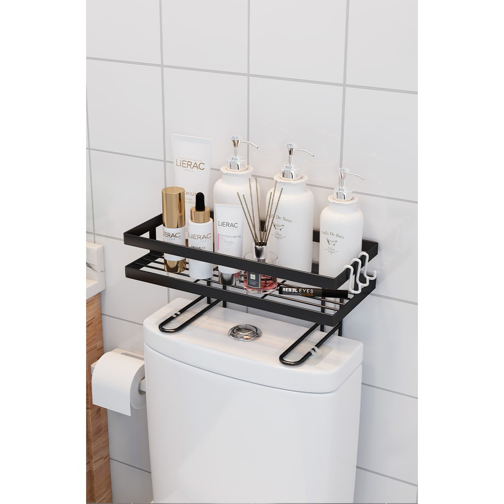 Kệ để đồ trên nắp bồn cầu sơn tĩnh điện chống rỉ loại đẹp