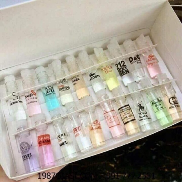 Set nước hoa mini 20 lọ