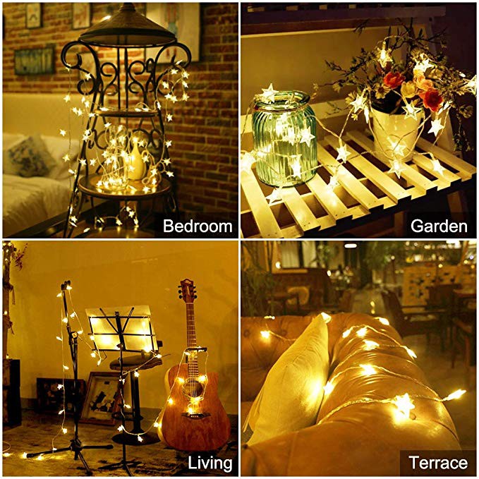 Dây đèn led để trang trí phòng ngủ