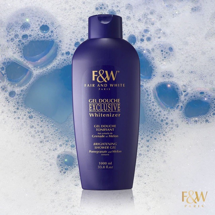 Sữa Tắm F&amp;W Fair And White Gel Douche Exclusive Brightening Shower Gel 1000ml Ouibeaute