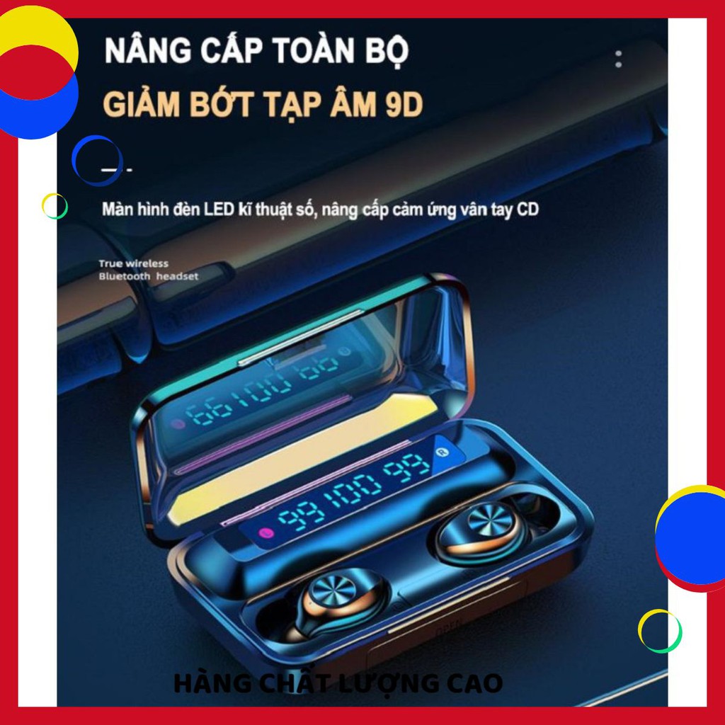 Tai Nghe Bluetooth Không Dây Nhét Tai 5.0 Amoi F9 Pro Nút Cảm Ứng Kiêm Sạc Pin Dự Phòng kancer.shop01 | BigBuy360 - bigbuy360.vn