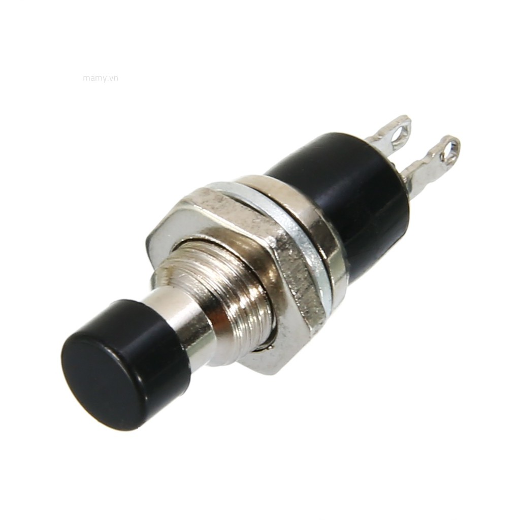 Bộ 10 công tắc nút nhấn ON/OFF mini tự giữ PBS-110 chuyên dụng