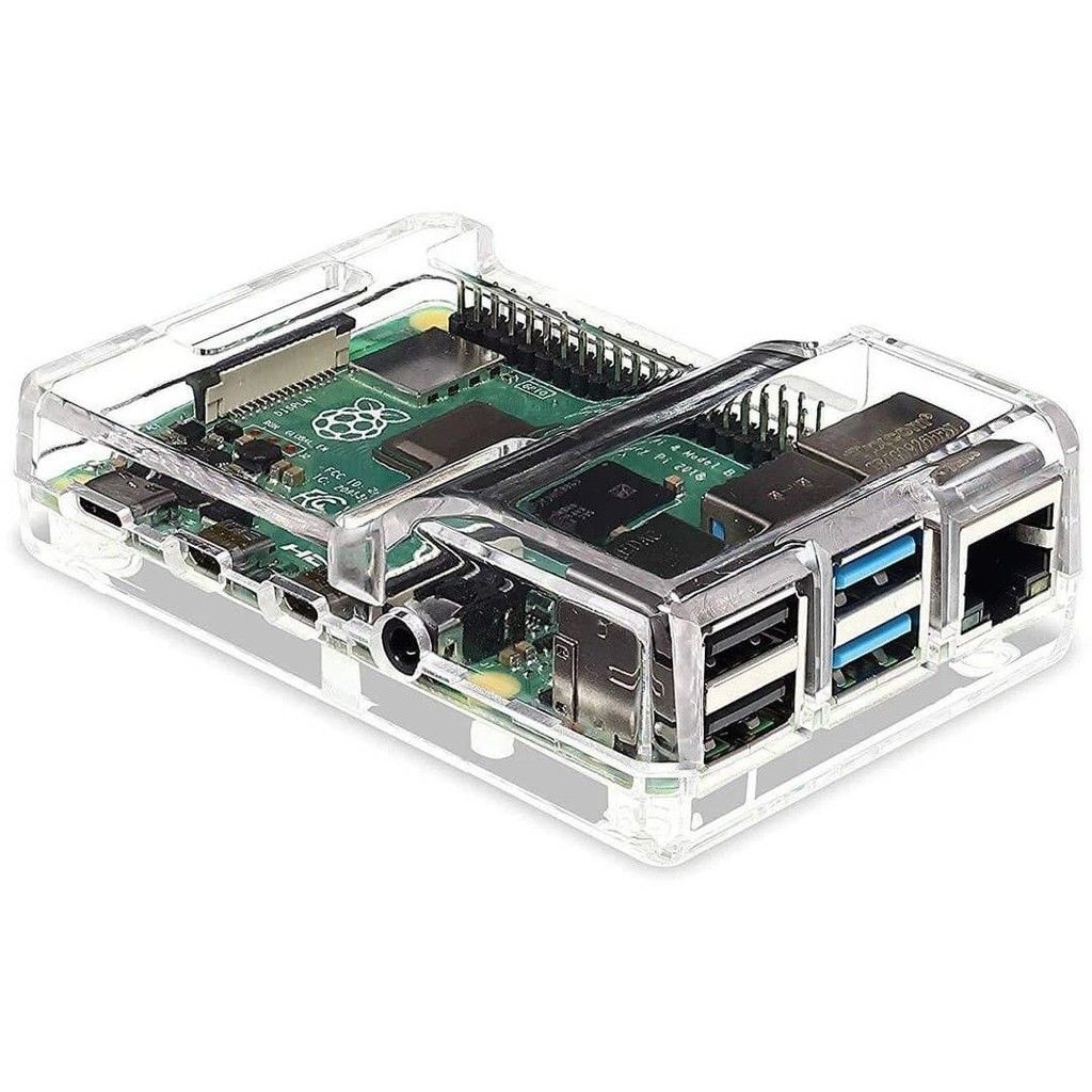 tặng case bảo vệ mạch - Raspberry Pi 4 Model B Rev1.2, Ram 4Gb, Made in UK | BigBuy360 - bigbuy360.vn