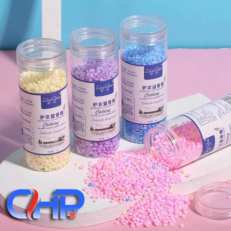 Viên xả thơm quần áo hàng nội địa, hạt xả làm mềm vải thơm lâu 110g