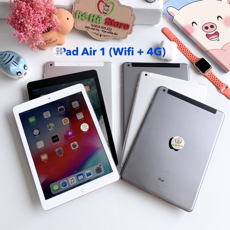 Máy Tính Bảng Air (4G + Wifi) 16Gb | 32Gb | 64Gb Quốc tế Chính hãng - Màn 9.7 Rentina nét | iOS 12 | Ram 1Gb Chip A7