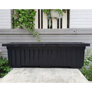 (GIÁ SỐC) Combo 10 Chậu Nhựa Thông Minh Trồng Rau Sạch - Màu Đen (KT: 63.5cm x22cm x19cm)