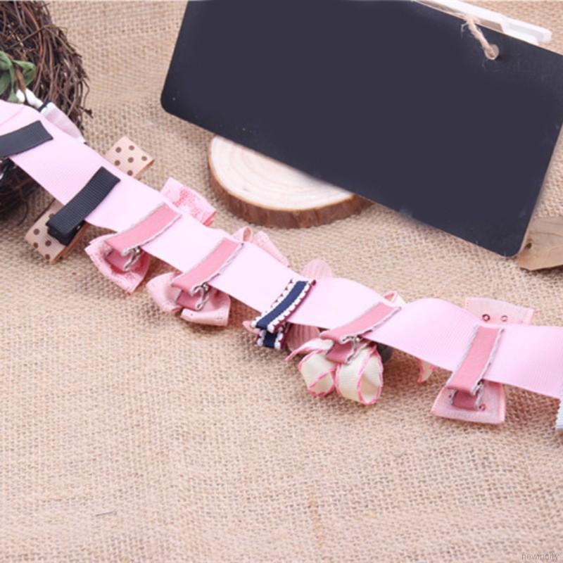 Set 10 kẹp tóc nơ đáng yêu cho bé gái