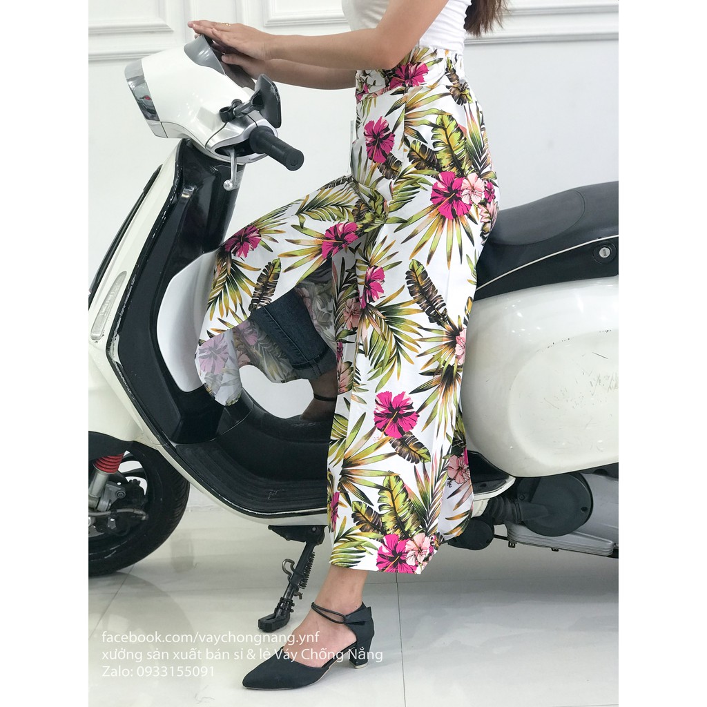 [được chọn mẫu] Váy chống nắng freeSize kaki bông xẻ tà | BigBuy360 - bigbuy360.vn