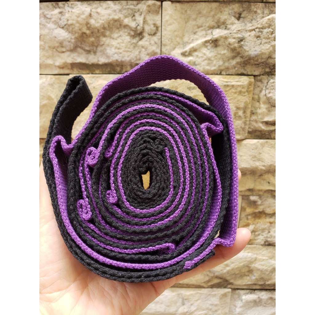 Dây Tập Yoga Chia 10 Đoạn, Sợi Cotton Cao Cấp, 2 Sợi Kép, Dài 2m, Tiện Lợi, Chắc Chắn, Dễ Tập