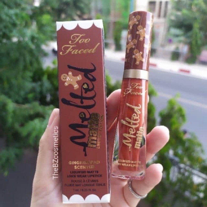 Son Kem Lì Too Faced Melted Matte Gingerbread Girl/Man