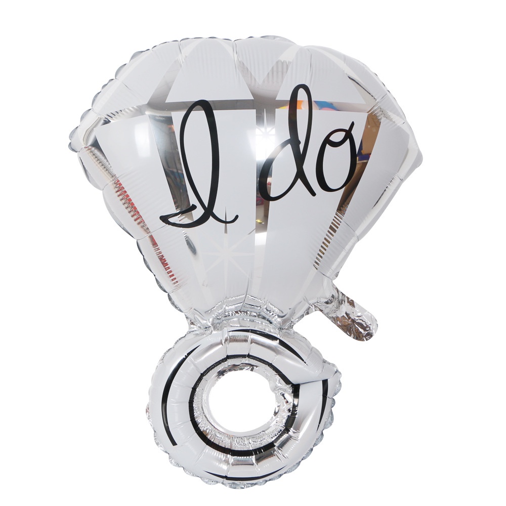 Bóng Bay Hình Nhẫn Trang Trí Phòng Cưới, Tân Hôn, Cầu Hôn CH01 cỡ 65cm