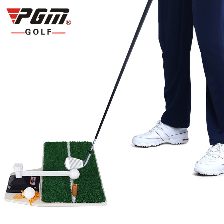 Thảm tập Golf Swing Mat-3 in 1, PGM-HL001: Kèm tee cao su và bóng nhựa.