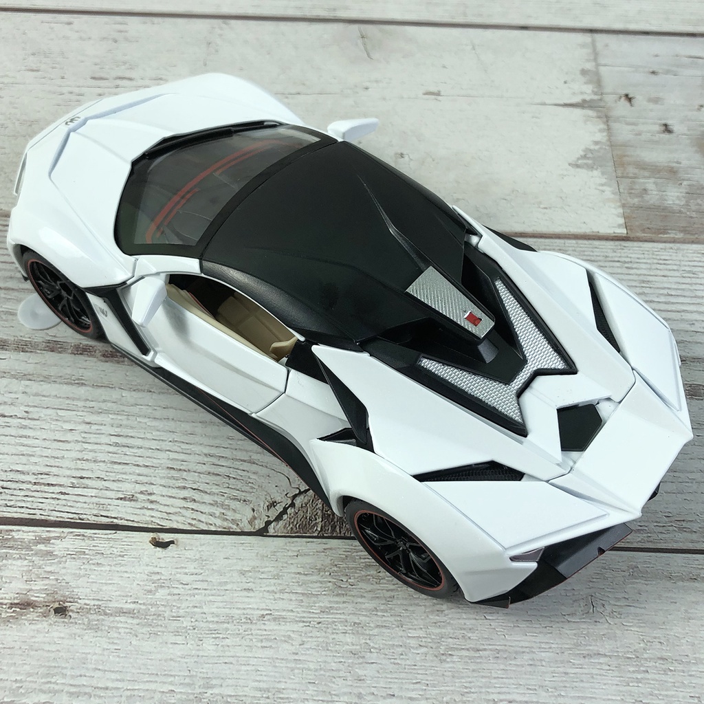Mô hình xe Lykan Hypersport tỉ lệ 1:24 chất liệu hợp kim, làm quà, trang trí cực chất